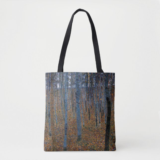 Tote Bag Gustav Klimt - Beech Grove I (Devant)