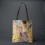 Tote Bag Gustav Klimt - Dame avec ventilateur<br><div class="desc">Dame avec ventilateur - Gustav Klimt,  Huile sur toile,  1917-1918</div>