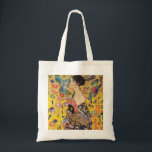 Tote Bag Gustav Klimt - Dame avec ventilateur<br><div class="desc">Dame avec ventilateur - Gustav Klimt,  Huile sur toile,  1917-1918</div>
