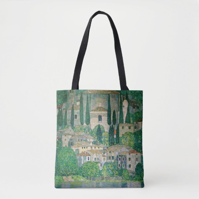 Tote Bag Gustav Klimt - Église à Cassone (Devant)