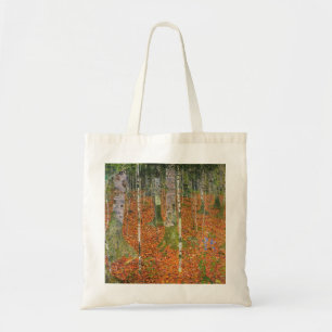 Tote Bag Gustav Klimt - Ferme Avec Birch Trees
