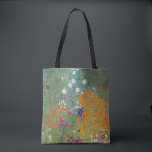 Tote Bag Gustav Klimt Fleur Jardin Cottage Nature<br><div class="desc">Un beau tableau de jardin - c'est un tableau classique de Gustav Klimt,  appelé Cottage Garden,  ou Bauergarten,  1907,  qui est un gros plan d'un jardin fleuri,  un tableau floral coloré.</div>