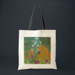 Tote Bag Gustav Klimt - Jardin des fleurs<br><div class="desc">Jardin aux fleurs - Gustav Klimt en 1905-1907</div>