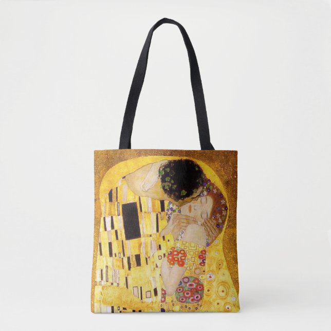 Tote Bag Gustav Klimt La Peinture Classique Du Kiss (Devant)