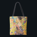 Tote Bag Gustav Klimt Lady Avec Fan vintage Art Nouveau<br><div class="desc">Gustav Klimt Lady Avec Fan vintage Art Nouveau</div>