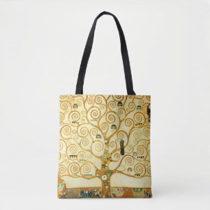 Tote Bag Gustav Klimt L'Arbre De Vie Art Nouveau Vintage