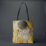 Tote Bag Gustav Klimt - Le baiser<br><div class="desc">The Kiss / Der Kuss - Gustav Klimt en 1907-1908</div>