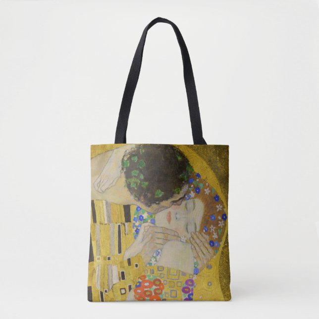 Tote Bag Gustav Klimt - Le baiser (Devant)