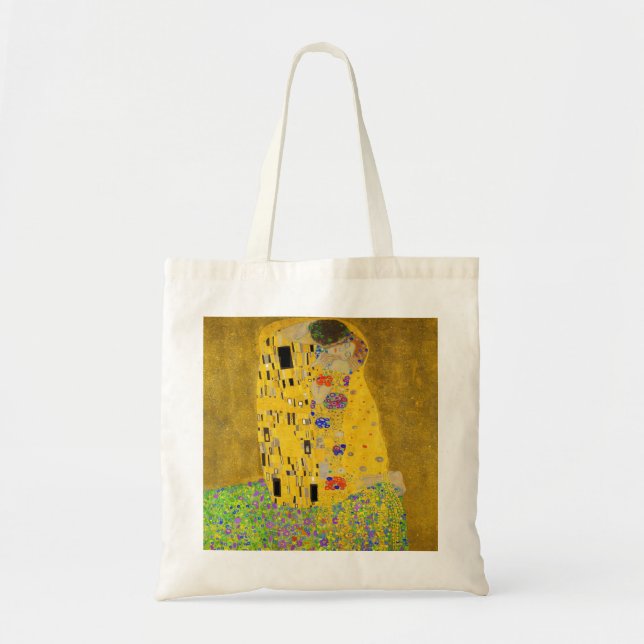 Tote Bag Gustav Klimt le baiser (Devant)