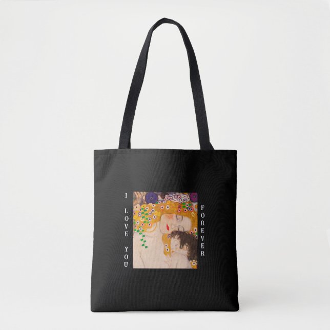 Tote Bag Gustav Klimt - Mère et Enfant  (Devant)