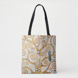 Tote Bag Gustav Klimt The Tree of Life Art Nouveau