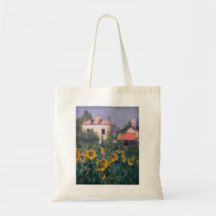 Tote Bag Gustave Caillebotte - Fleurs de soleil, Jardin