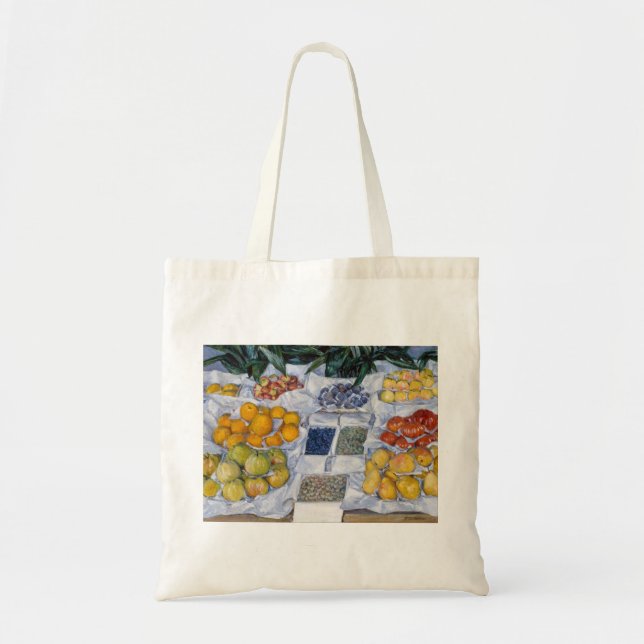 Tote Bag Gustave Caillebotte - Fruits disposés sur une étag (Devant)