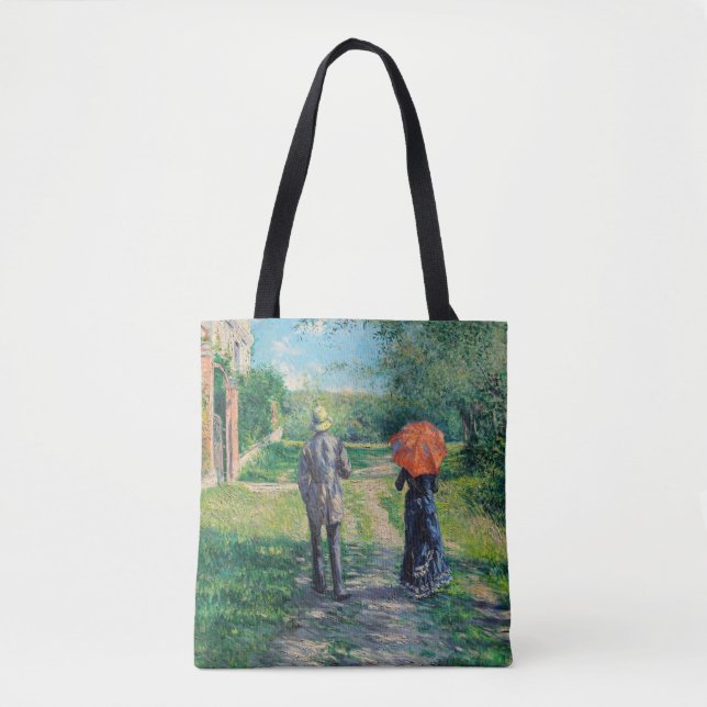 Tote Bag Gustave Caillebotte - Le Chemin montant (Devant)