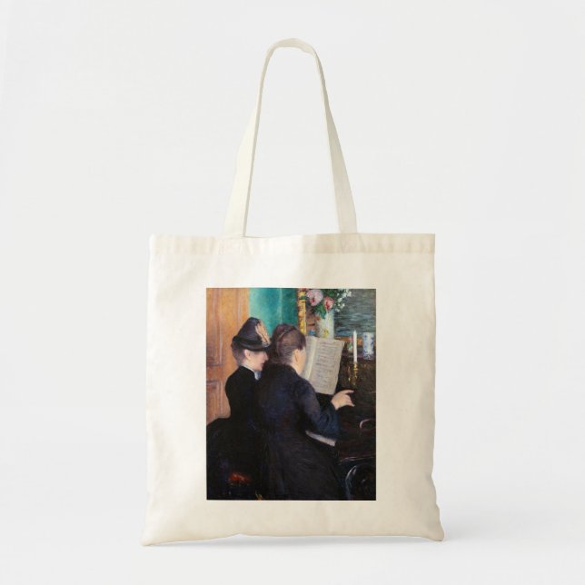 Tote Bag Gustave Caillebotte - Leçon de piano (Devant)