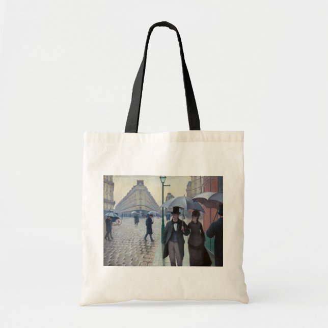 Tote Bag Gustave Caillebotte - Paris Street ; Rainy Day (Devant)