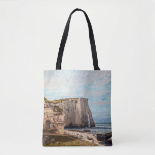 Tote Bag Gustave Courbet - Falaises à Etretat après la temp