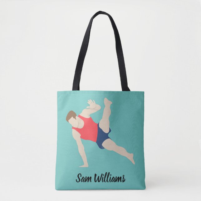 Tote Bag Gymnaste masculin (Devant)