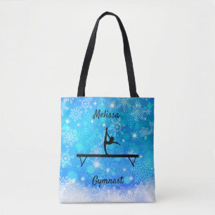 Tote Bag Gymnastique Balayage de flocon de neige
