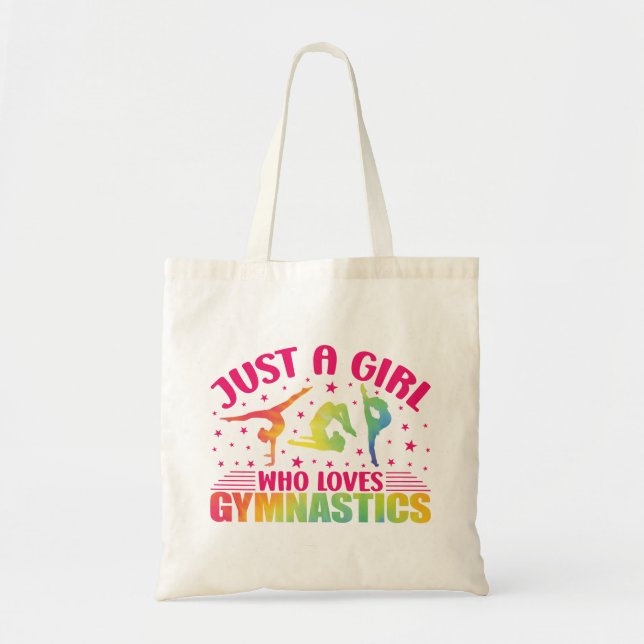 Tote Bag Gymnastique Gymnastique Juste une fille qui aime l (Devant)