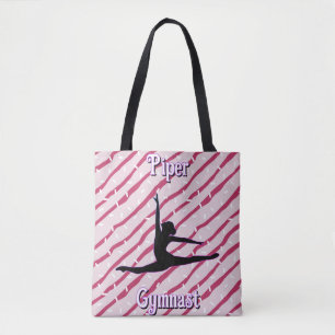 Tote Bag Gymnastique Pink White Pepperment Sprinkel