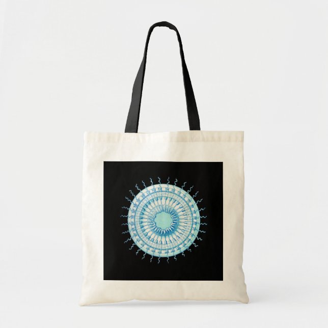 Tote Bag Haeckel Jellyfish (Devant)
