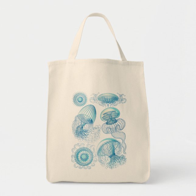 Tote Bag Haeckel Jellyfish (Devant)
