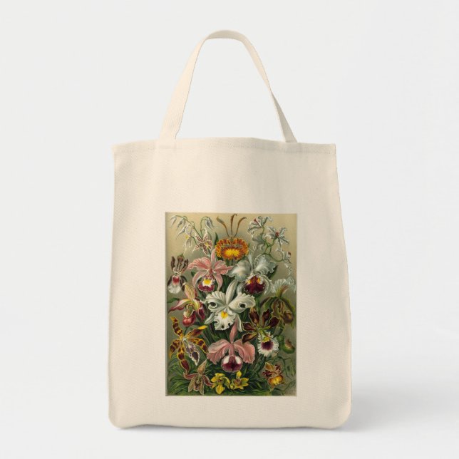 Tote Bag Haeckel Orchids (Devant)