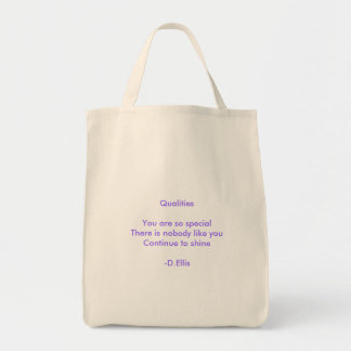 Tote Bag Haiku Fourre-tout de qualités