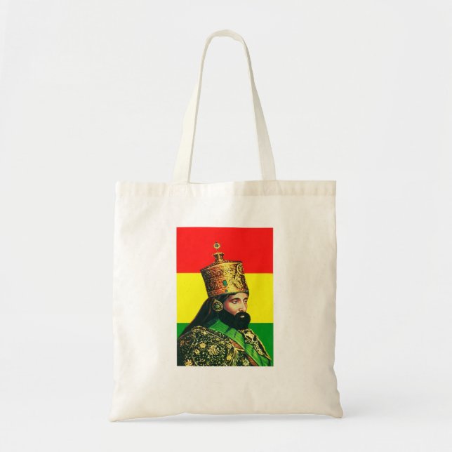 Tote Bag Haile Selassie Empire of Ethiopia Rastafari (Devant)