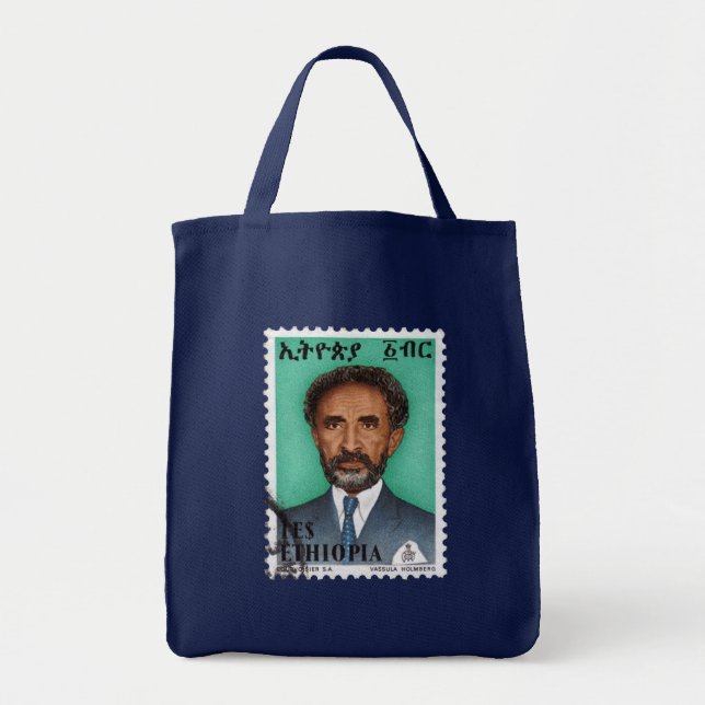 Tote Bag Haile Selassie Empire of Ethiopia Thrafari Bag (Devant)