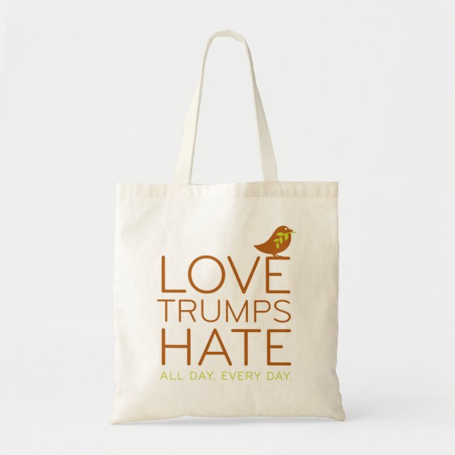 Tote Bag Haine Fourre-tout d'atouts d'amour (Devant)