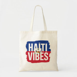 Tote bag Haïti Vibes Sac shopping drapeau haïtie