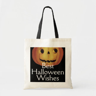 Tote Bag Halloween à l'ancienne, Citrouille (jack-o'-lanter