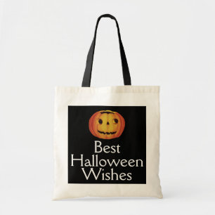 Tote Bag Halloween à l'ancienne, Citrouille (jack-o'-lanter