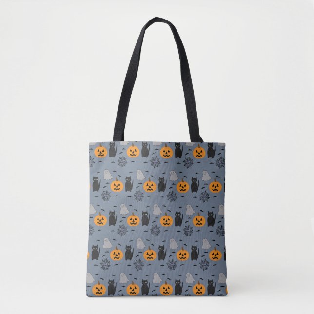 Tote Bag Halloween amusant et fantaisiste (Devant)