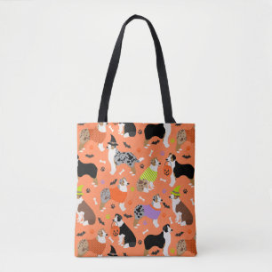 Tote Bag Halloween Australian Shepherd