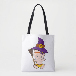 Tote Bag Halloween Baby Witch Drôle Cadeau Femme Enceinte