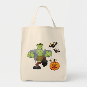 Tote Bag Halloween Bag-Frankenstein