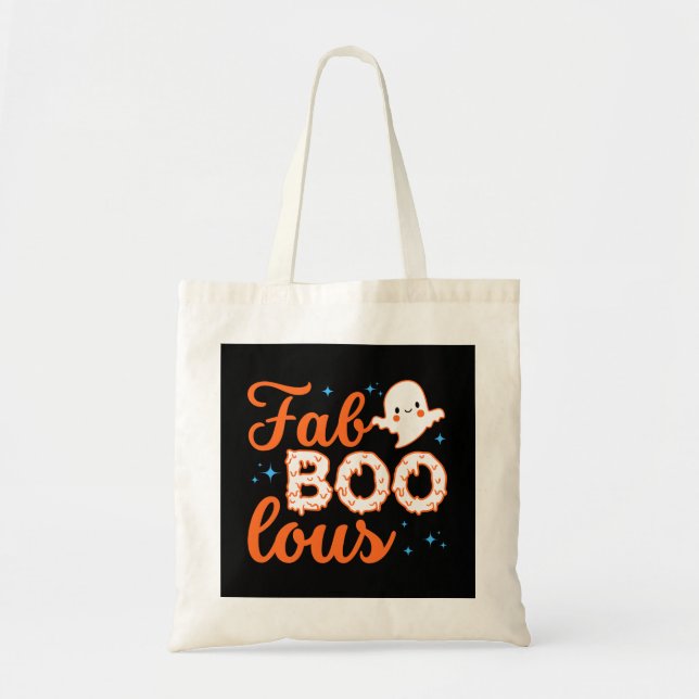 Tote Bag Halloween Boo Funny (Devant)