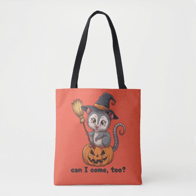 Tote Bag Halloween Can I Come (Devant)