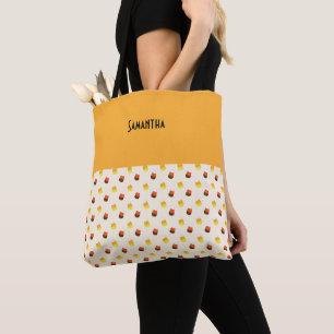 Tote Bag Halloween Candy Corn Chocolat Vanille Nom
