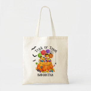 Tote Bag Halloween Candy Trick ou Treat Budget Fourre-tout
