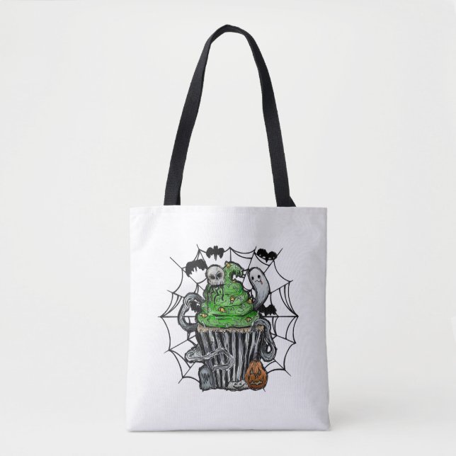 Tote Bag Halloween Cupcake (Devant)