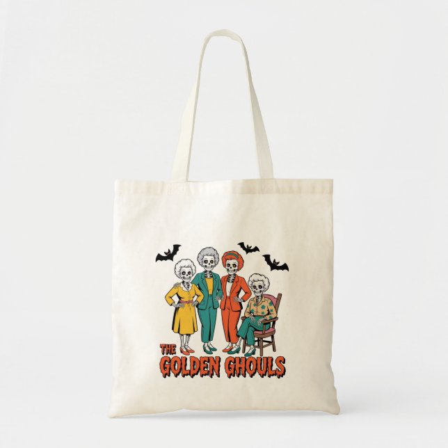 Tote Bag Halloween des filles des Gouls d'or (Devant)