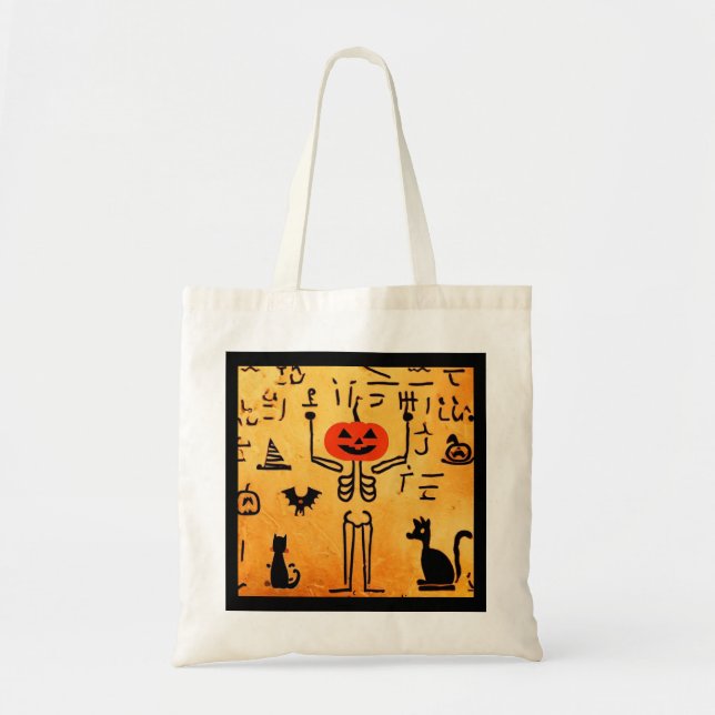 Tote Bag Halloween égyptien 4 (Devant)