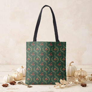 Tote Bag Halloween Élégant Sorcière Whimsigothique