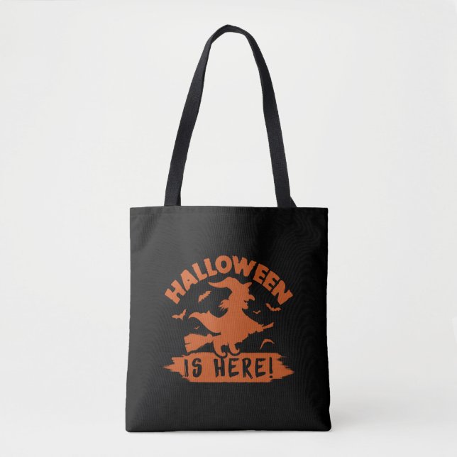 Tote Bag Halloween est là (Devant)