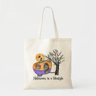 Tote Bag Halloween est un mode de vie Camper Remorque
