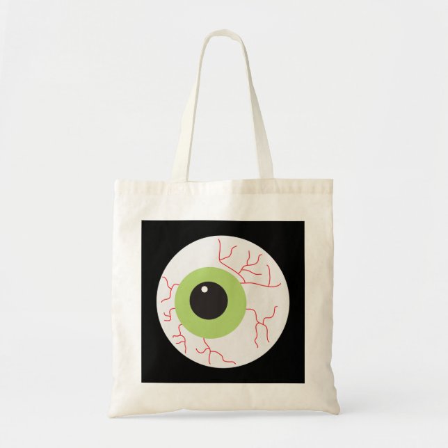Tote Bag Halloween Eyeball effrayant (Devant)